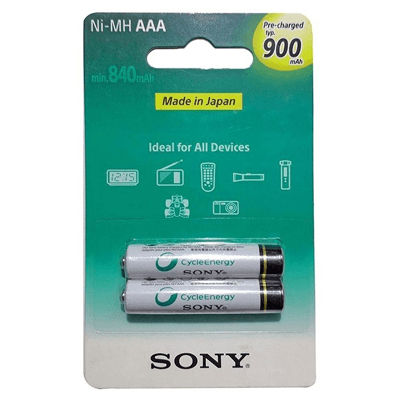 باتری نیم‌ قلمی قابل‌ شارژ SONY مدل NI-MH — تصویر ۴