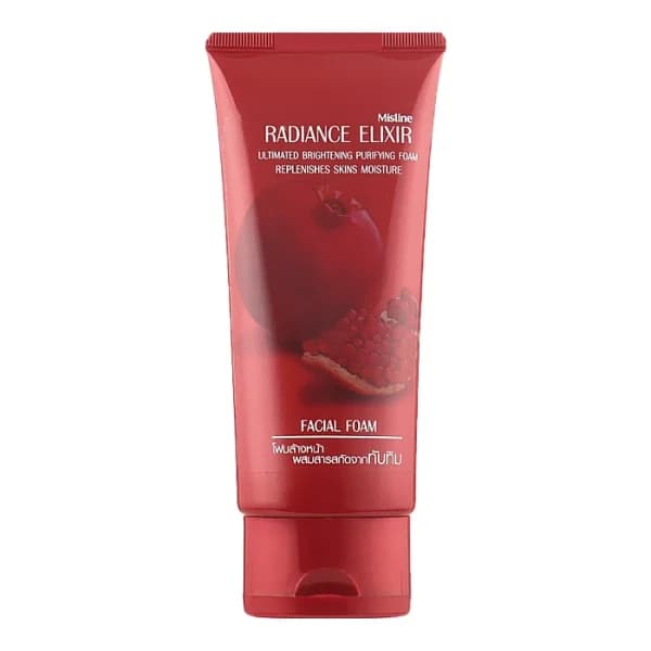 فوم شوینده و روشن کننده صورت انار میستین Mistine مدل Radiance Elixir حجم 80 گرم