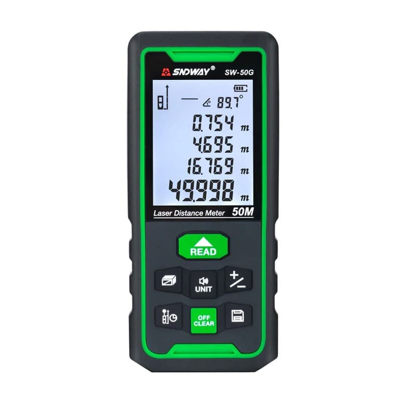 متر لیزری سندوی مدل SW-50G – سبز