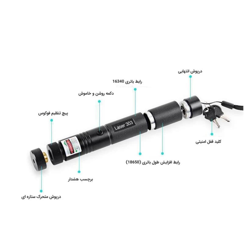 لیزر شارژی اسمال سان مدل ZY-303 — تصویر ۳