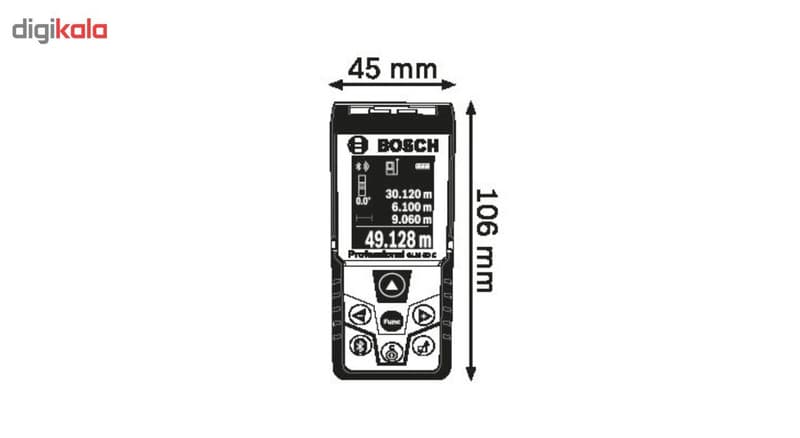 متر لیزری بوش مدل GLM 50 C – آبی — تصویر ۷
