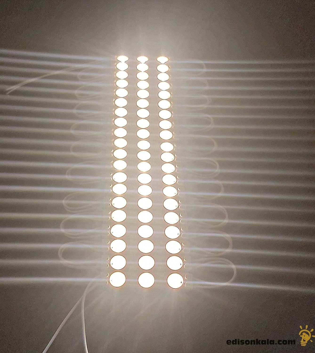ریسه LED بلوکی لنزدار ورق 20 عددی — تصویر ۳