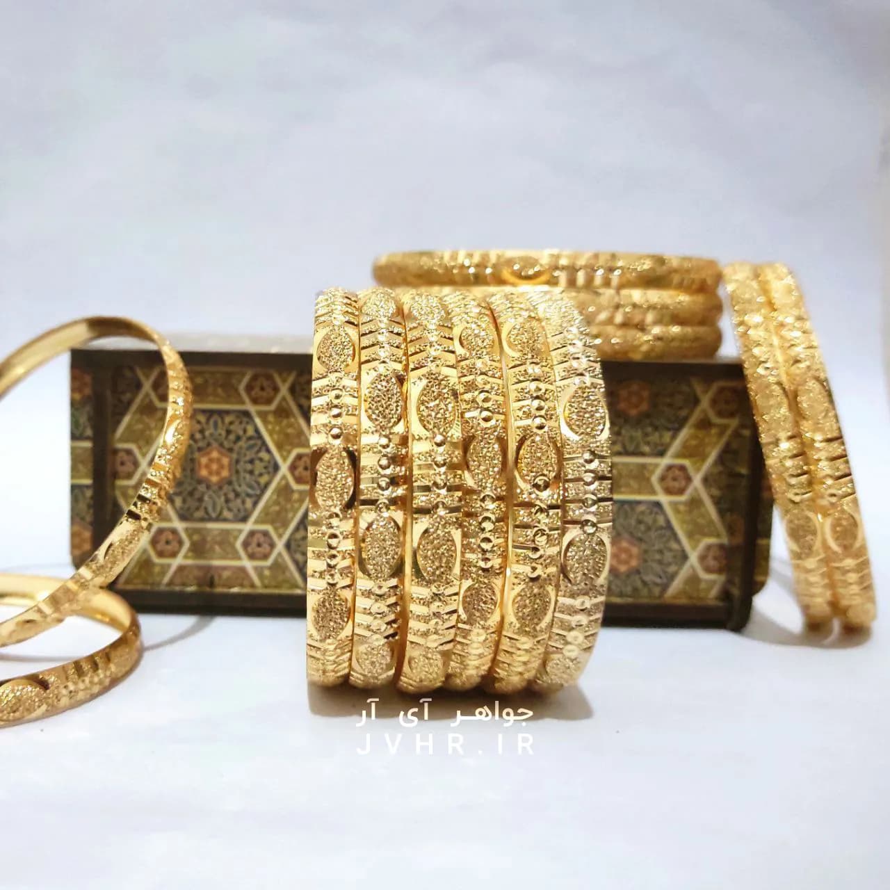 النگو طرح طلا سایز 1 زنانه بسته 3 عددی