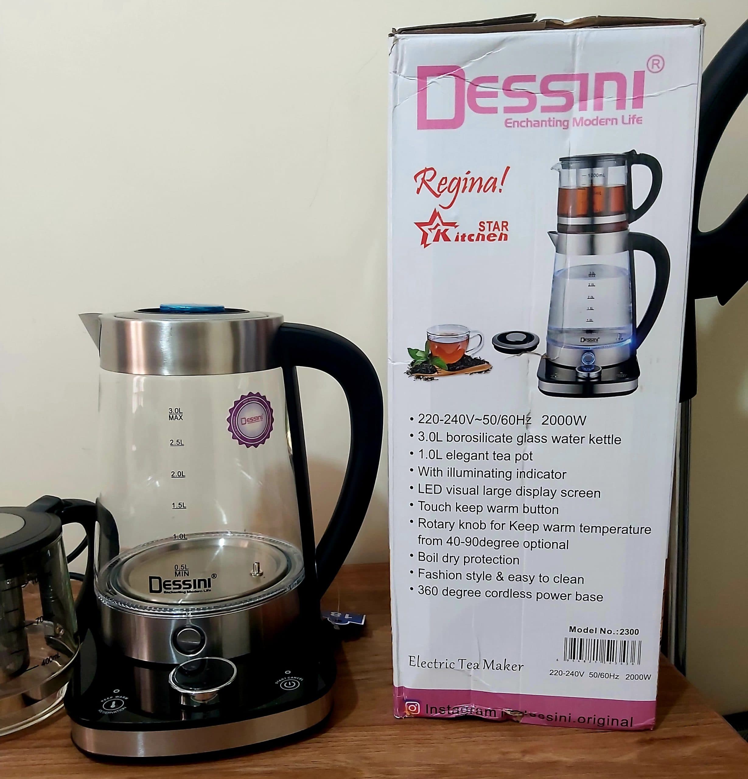 چای ساز دسینی مدل DS1930 ظرفیت ۲.۵ لیتر — تصویر ۶