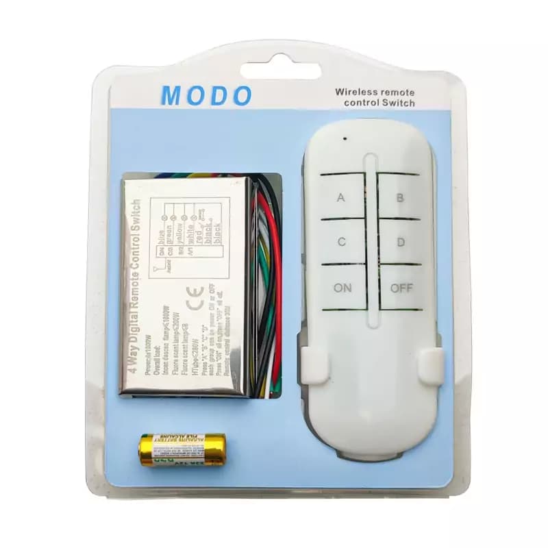 ریموت کنترل 4 کانال فلزی MODO