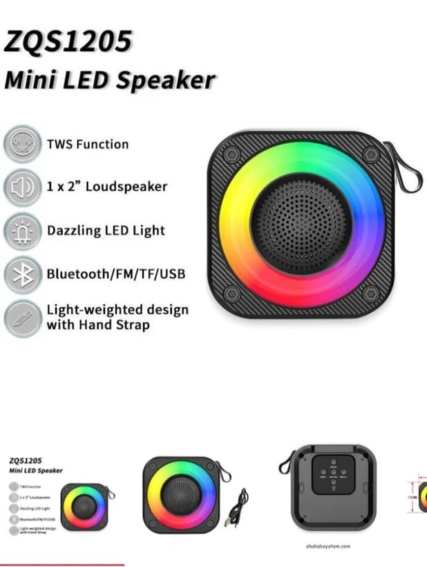 اسپیکر ZQS1205W برند SING-E — تصویر ۲