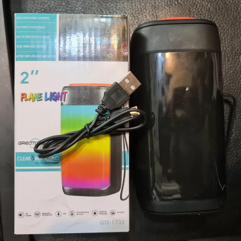اسپیکر بلوتوثی قابل حمل مدل GTS-1732 — تصویر ۴