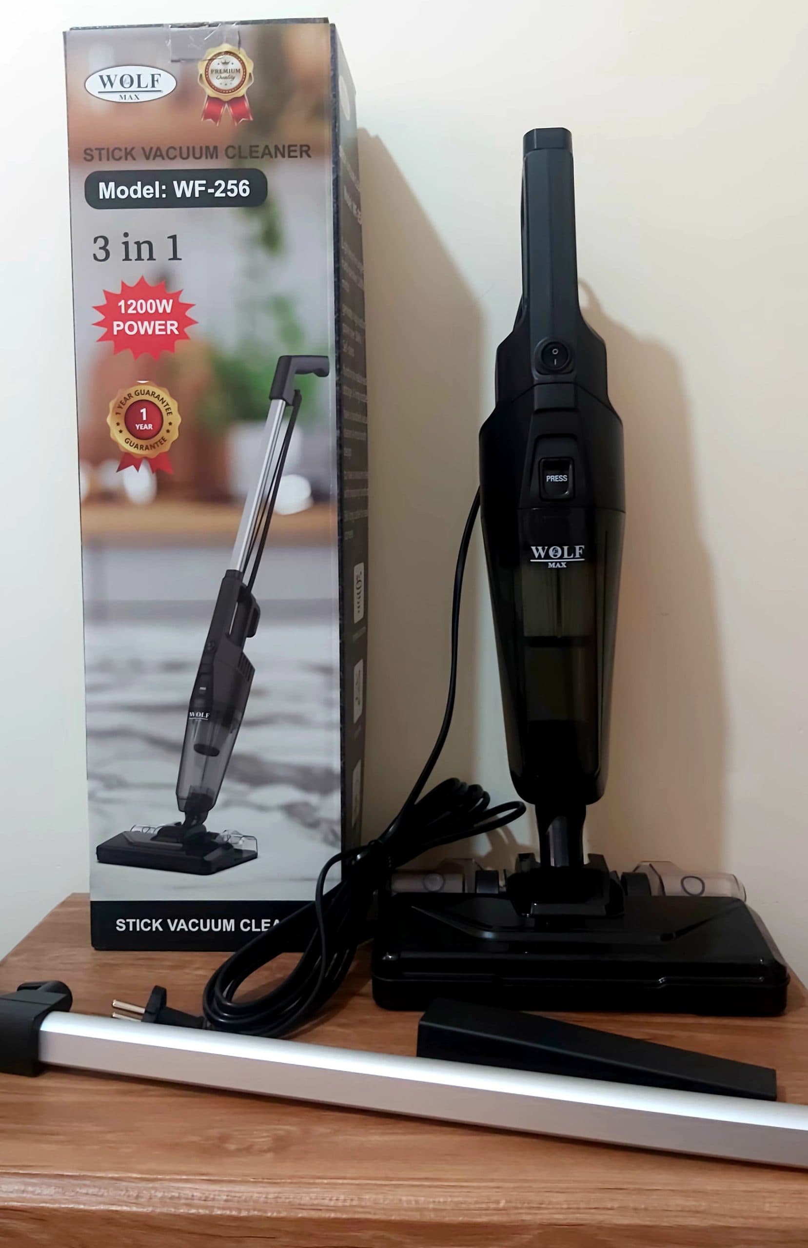 جاروبرقی عصایی طی دار ولف مدل WF-256 سه کاره — تصویر ۵