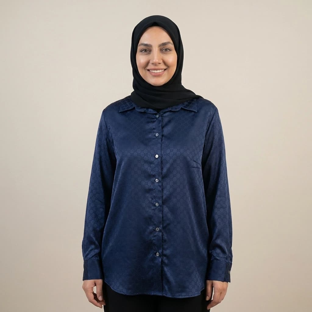 شومیز ژاکارد — تصویر ۱۲