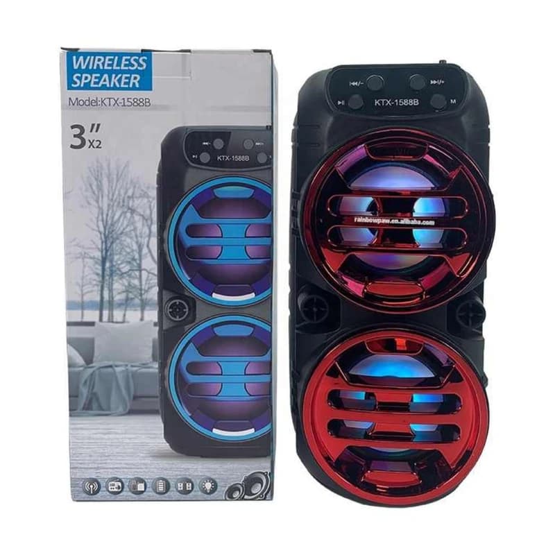 اسپیکر بلوتوثی قابل حمل مدل KTX-1588B — تصویر ۶