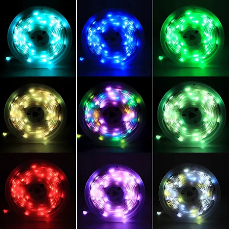 ریسه سوزنی هوشمند مدل RGB طول 10 متر — تصویر ۴