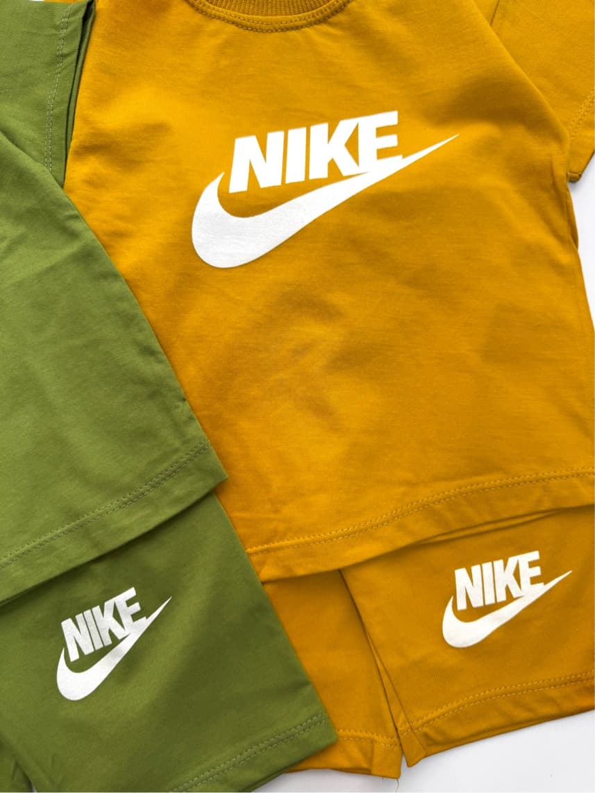 ست تیشرت شورتک سایز ۴۰ تا ۵۵ نایک — تصویر ۷