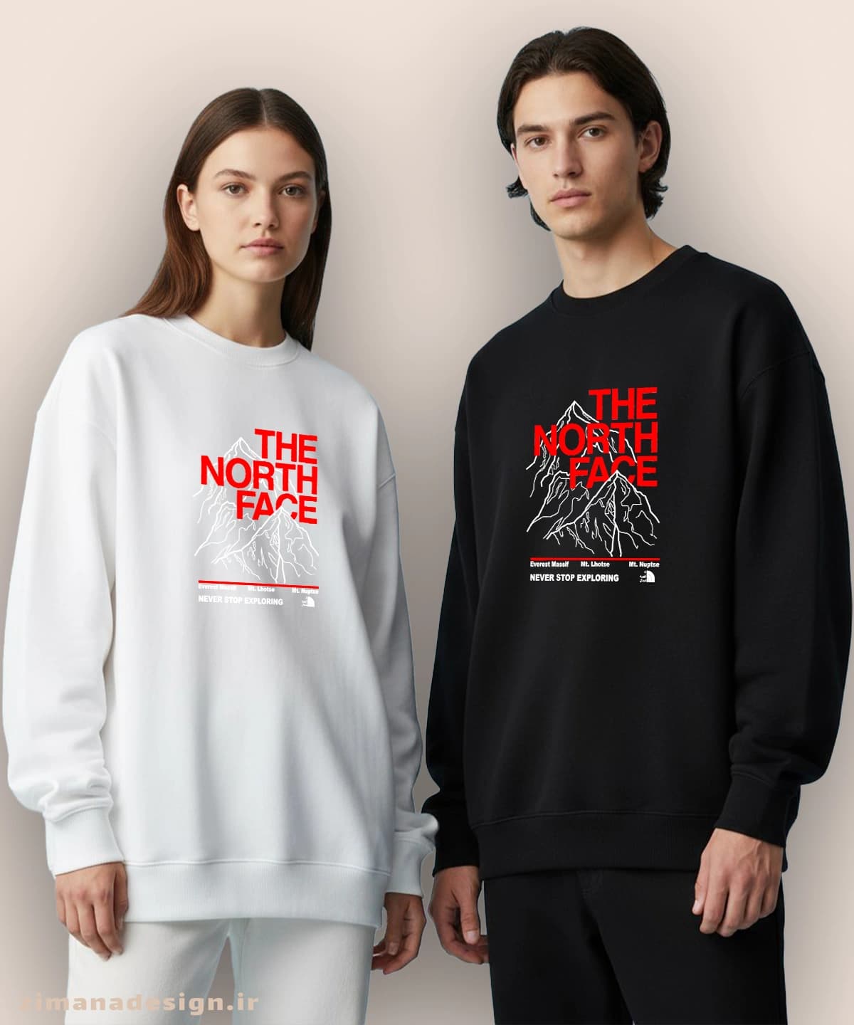 دورس مردانه و زنانه طرح کوه نوردی the north face کد 1071
