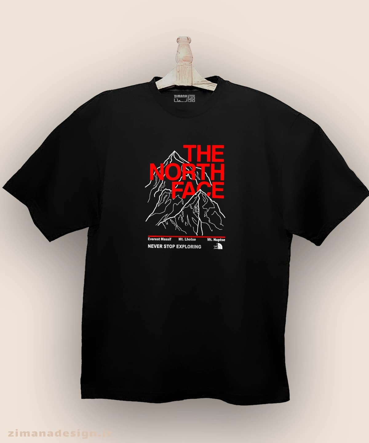 تیشرت لش مردانه و زنانه طرح کوه نوردی the north face کد 1071 — تصویر ۸
