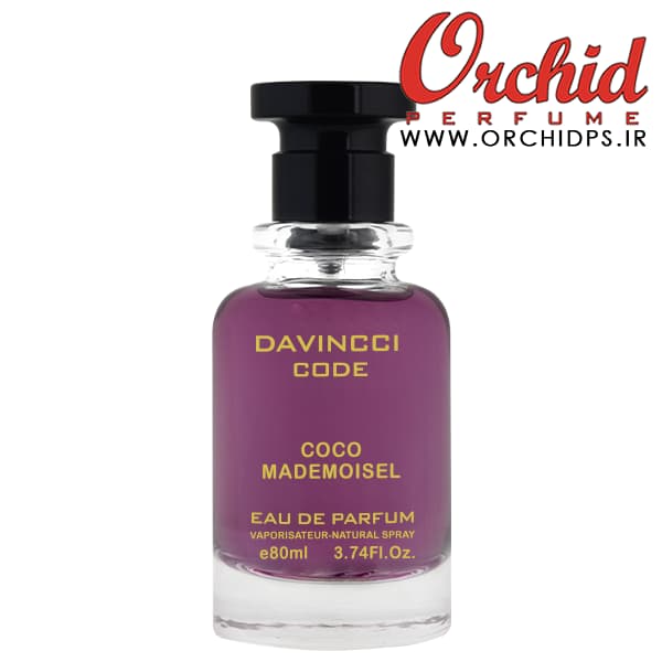 DAVINCCI CODE Coco Mademoiselle 80ml ادکلن کوکو مادمازل داوینچی کد 80 میل — تصویر ۳
