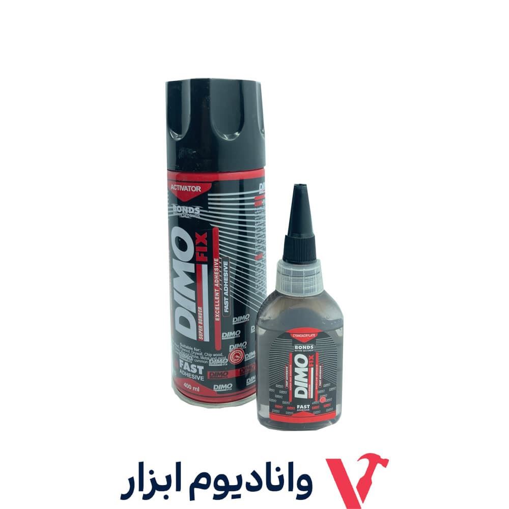 چسب 123 دیمو مشکی حجم 400ml (عمده/کارتن25 عددی)
