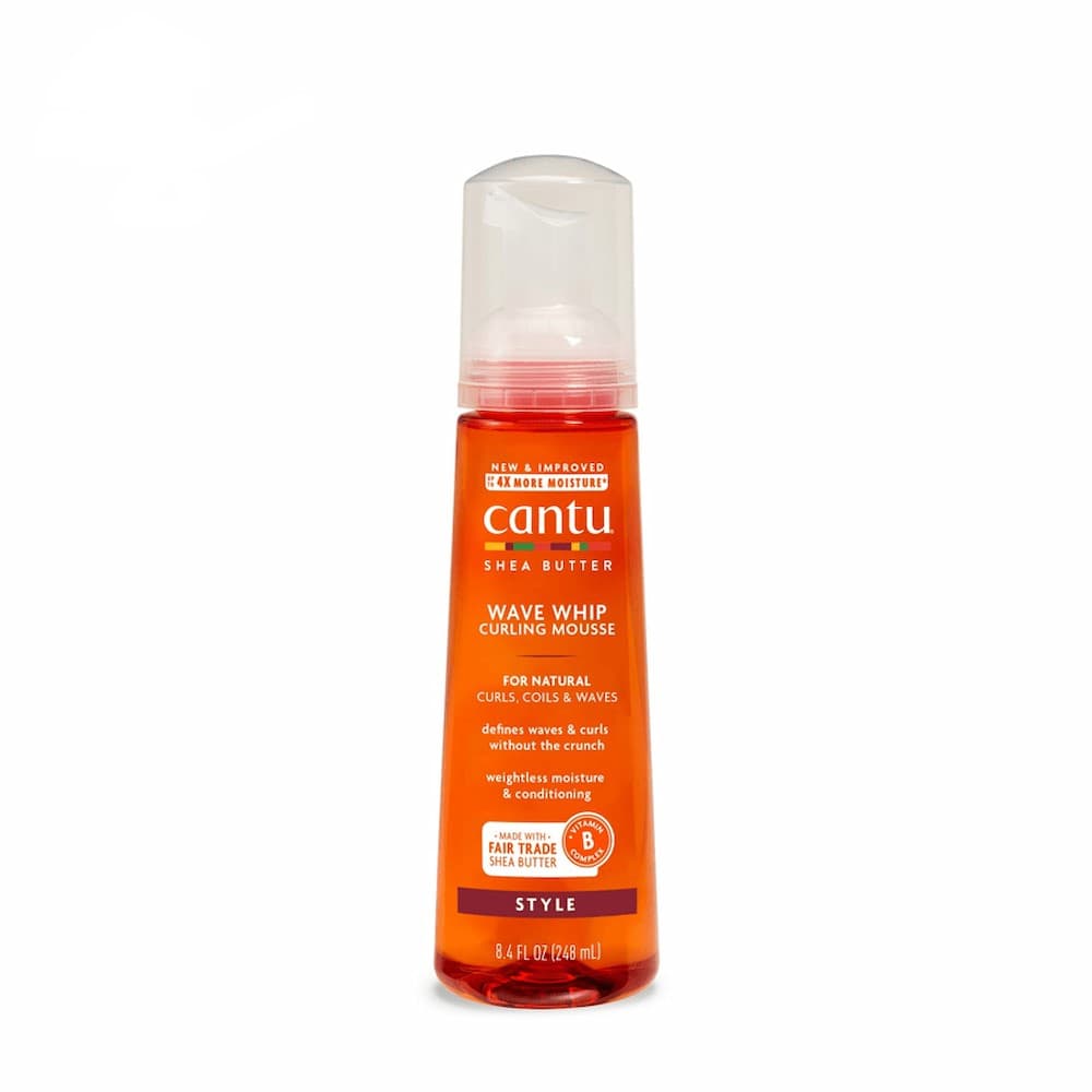 موس مو فر کننده و حالت دهنده شی باتر کنتو Cantu Wave Whip Curling Mousse with Shea Butter