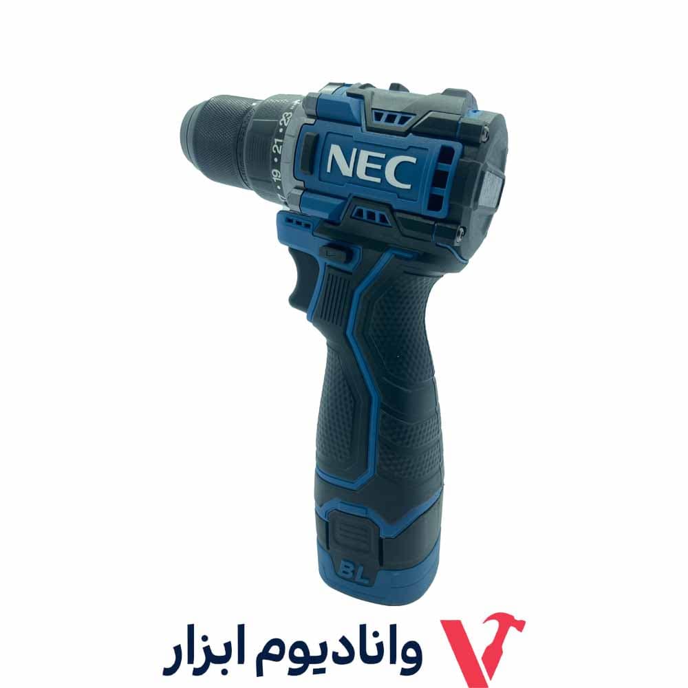 دریل شارژي ان ای سی 16 ولت براش لس مدل 1677