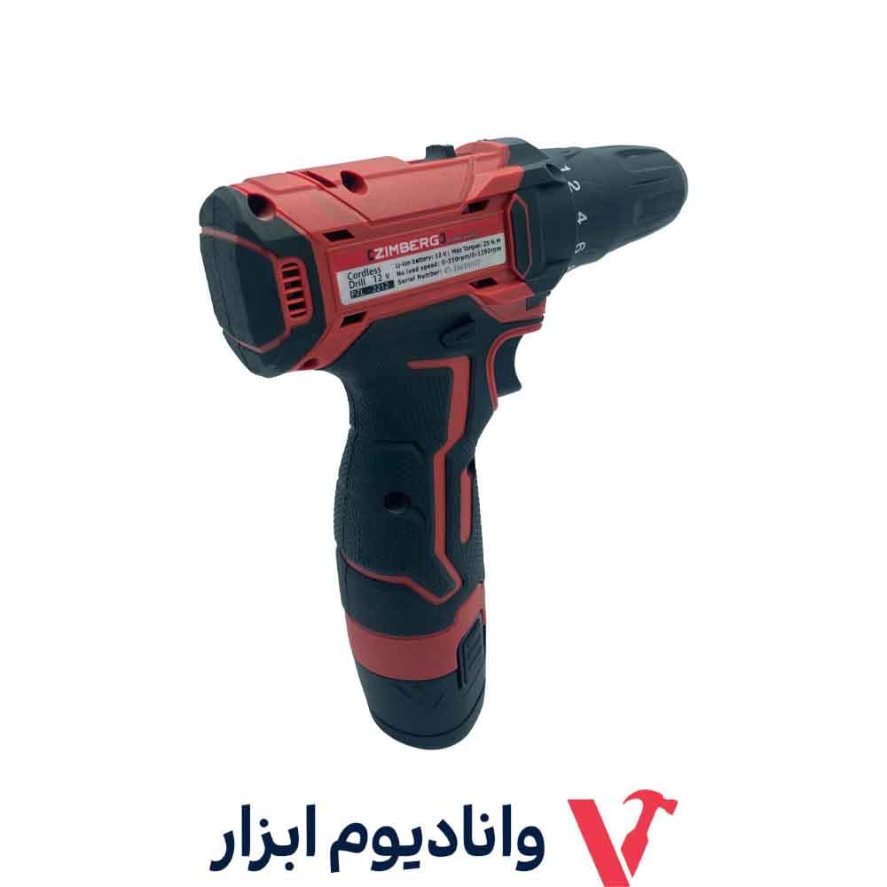 دریل شارژی زیمبرگ مدل plz-2212 — تصویر ۳