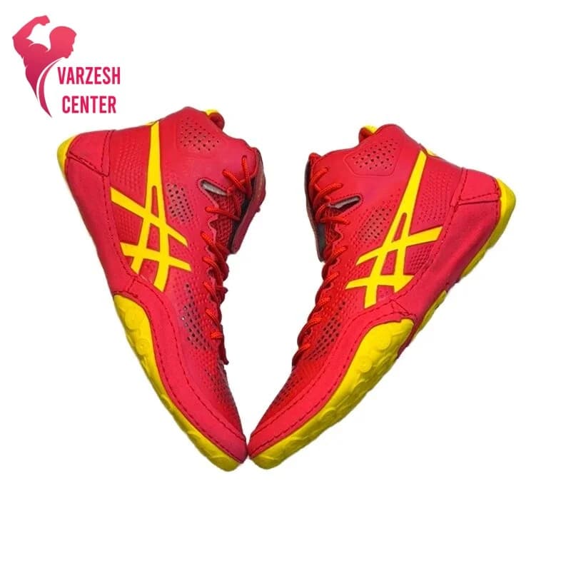 کفش کشتی آسیکس طرح دن گیبل — تصویر ۹