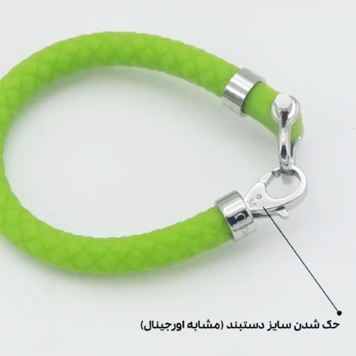 دستبند امگا بند رابر فسفوری (کیفیت مستر) — تصویر ۳