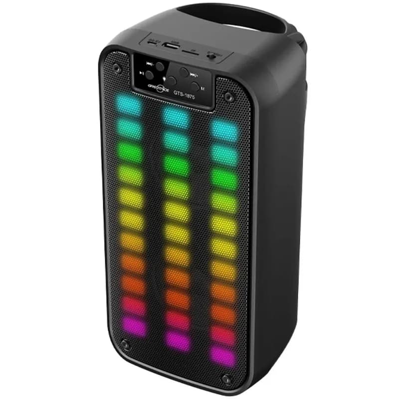 اسپیکر بلوتوثی GTS-1875 | قابل حمل با نورپردازی و USB — تصویر ۳
