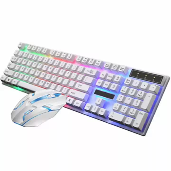کیبورد و ماوس گیمینگ با نور پس زمینه RGB