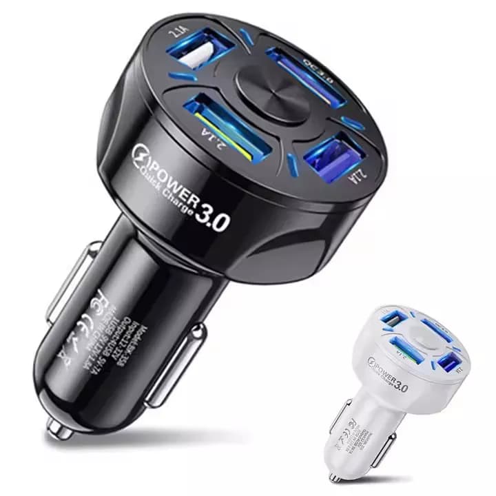 شارژر فندکی 4 پورت BK-358 – فست شارژ