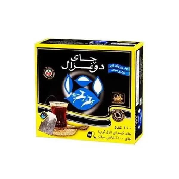 چای تی بگ عطری 100 عددی دوغزال