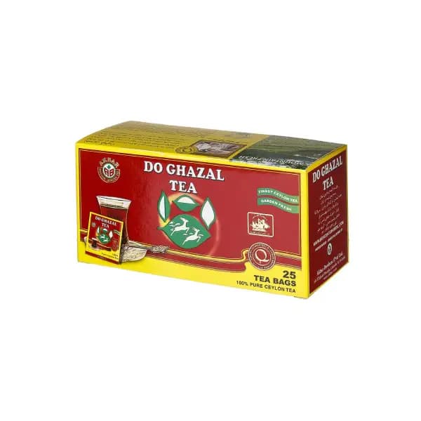 چای تی بگ ساده 25 عددی آلوفویل دوغزال