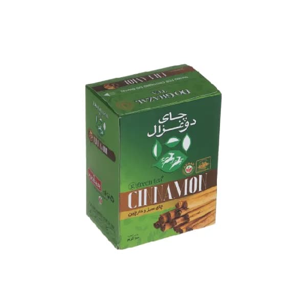 چای سبز و دارچین 100 گرمی دوغزال