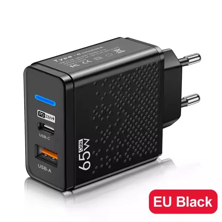 شارژر دیواری 65w فست شارژ — تصویر ۳
