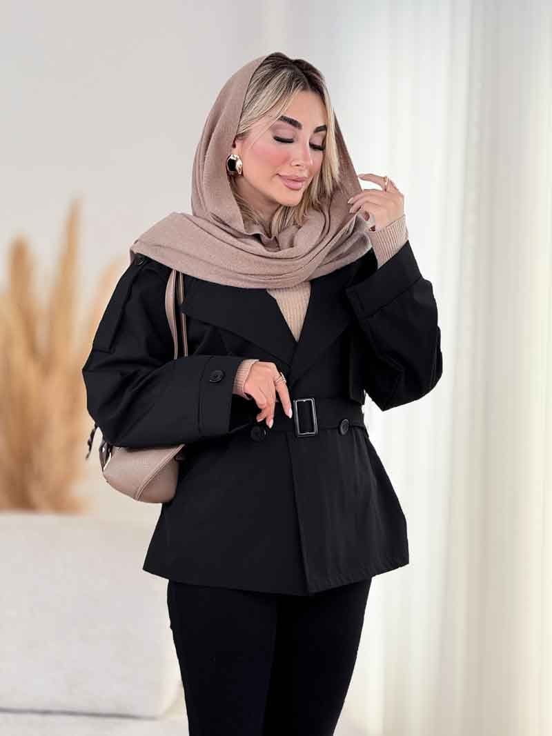 بارانی سر آستین پاگن سوگند کد 8523 — تصویر ۳