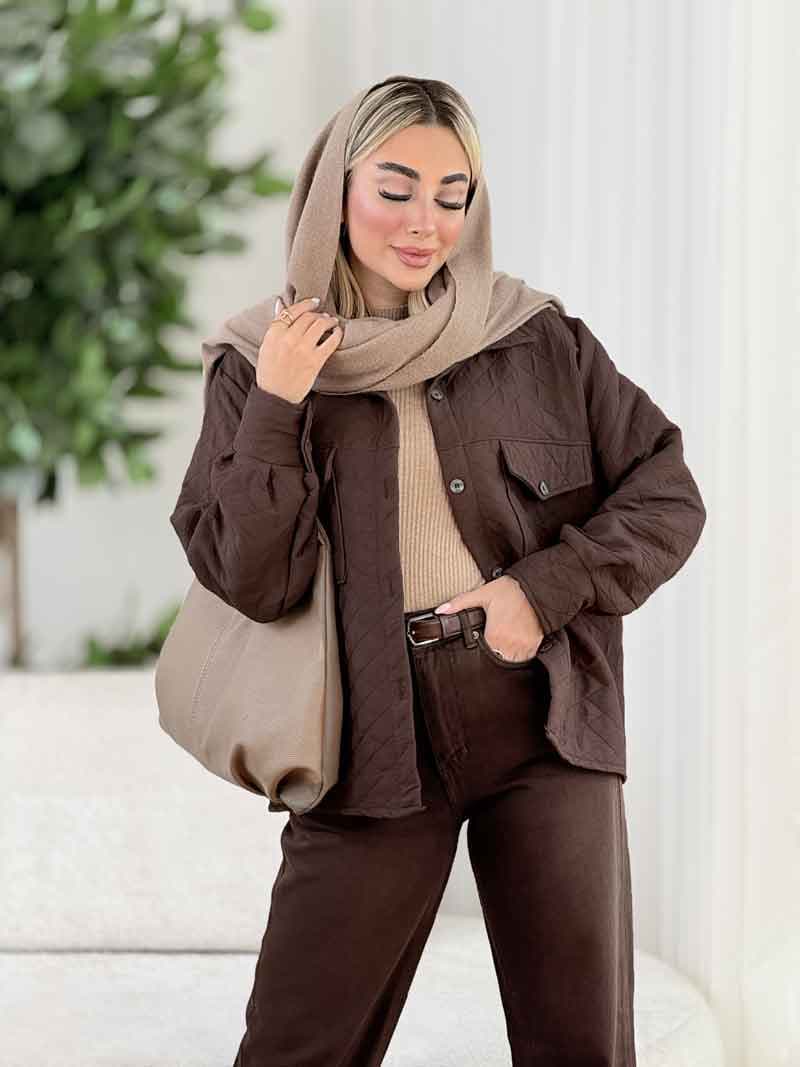 کت طرح لوزی دو جیب کد 8489 — تصویر ۷