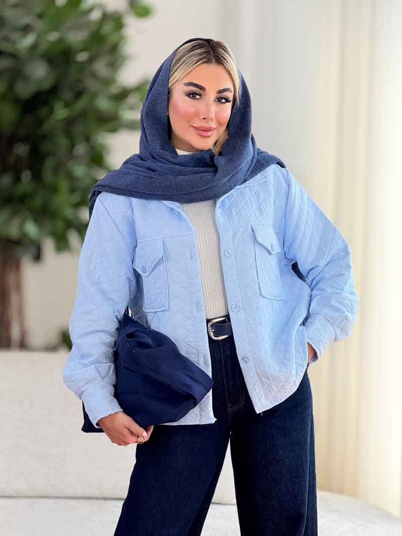 کت طرح لوزی دو جیب کد 8489 — تصویر ۶