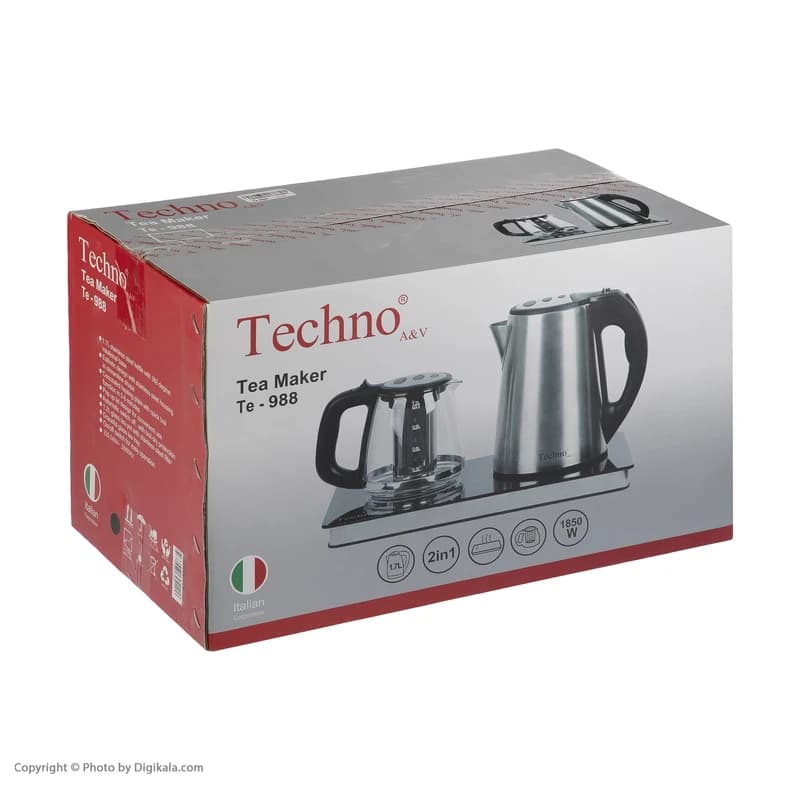 چای ساز تکنو مدل TE-988 — تصویر ۵