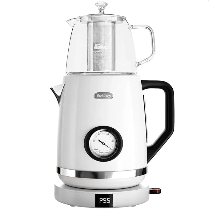 چای ساز روی هم فلر سفید مدل TS290