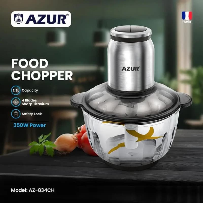 خردکن 2.5 لیتری آزور مدل AZ-834 — تصویر ۲