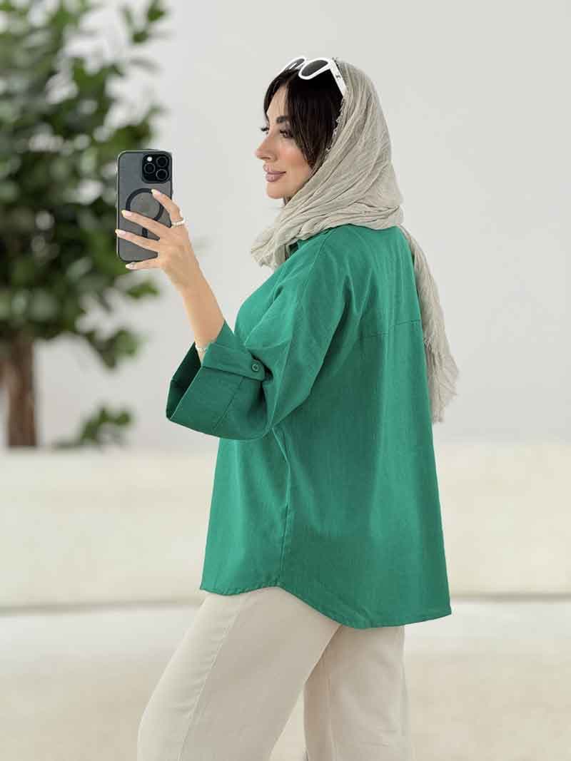 مانتو آستین پاگن آرونا کد 8154 — تصویر ۴