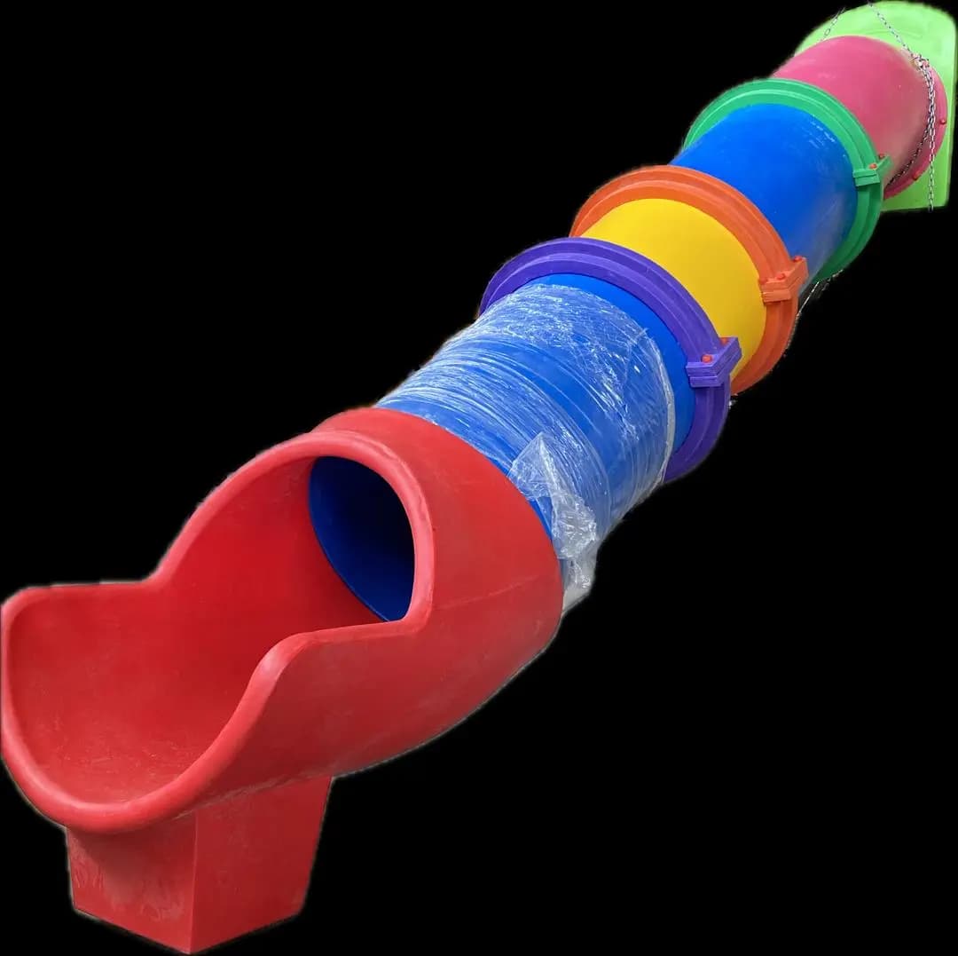 سرسره تونلی 5 متری منتاژ شده