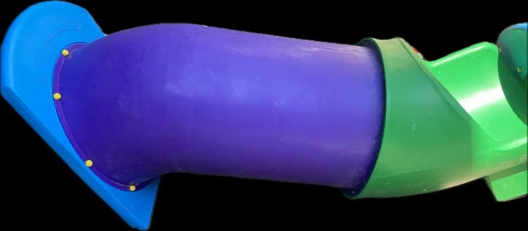 سرسره تونلی 1 متری منتاژ شده – کد 2234
