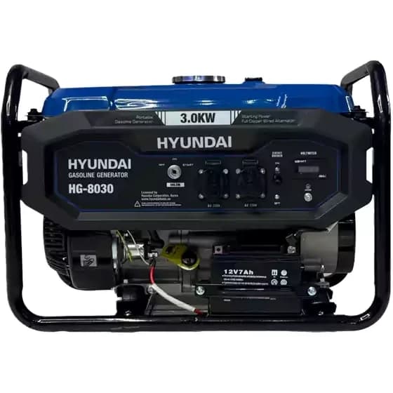 موتور برق هیوندای مدل HG8030 ظرفیت ۳ کیلووات بنزینی اینورتر