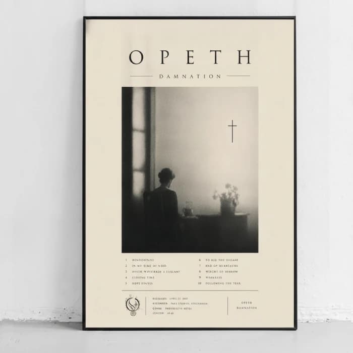 پوستر و تابلو موزیک Opeth – Damnation