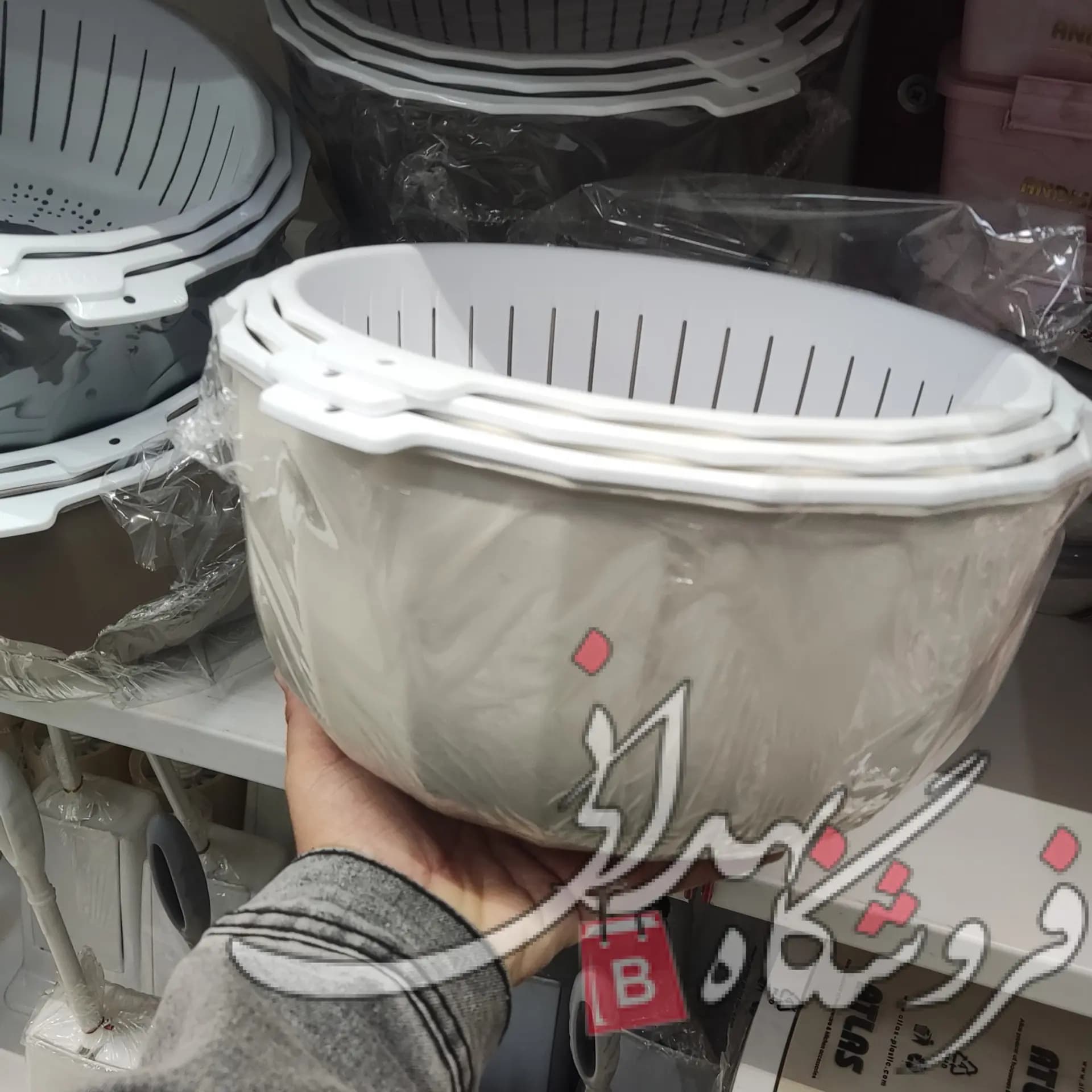 ست کاسه آبکش الابون 3سایز زیبا