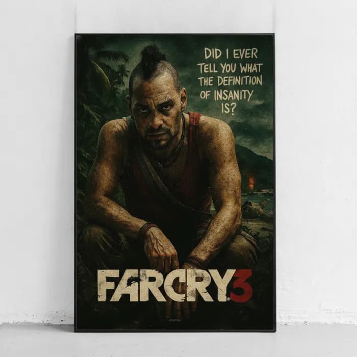 پوستر و تابلو گیمینگ طرح Far Cry 3