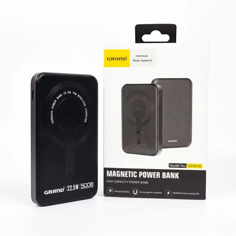 پاوربانک گرند اسکای مدل GPW-05 ظرفیت ۵۰۰۰mAh — تصویر ۲