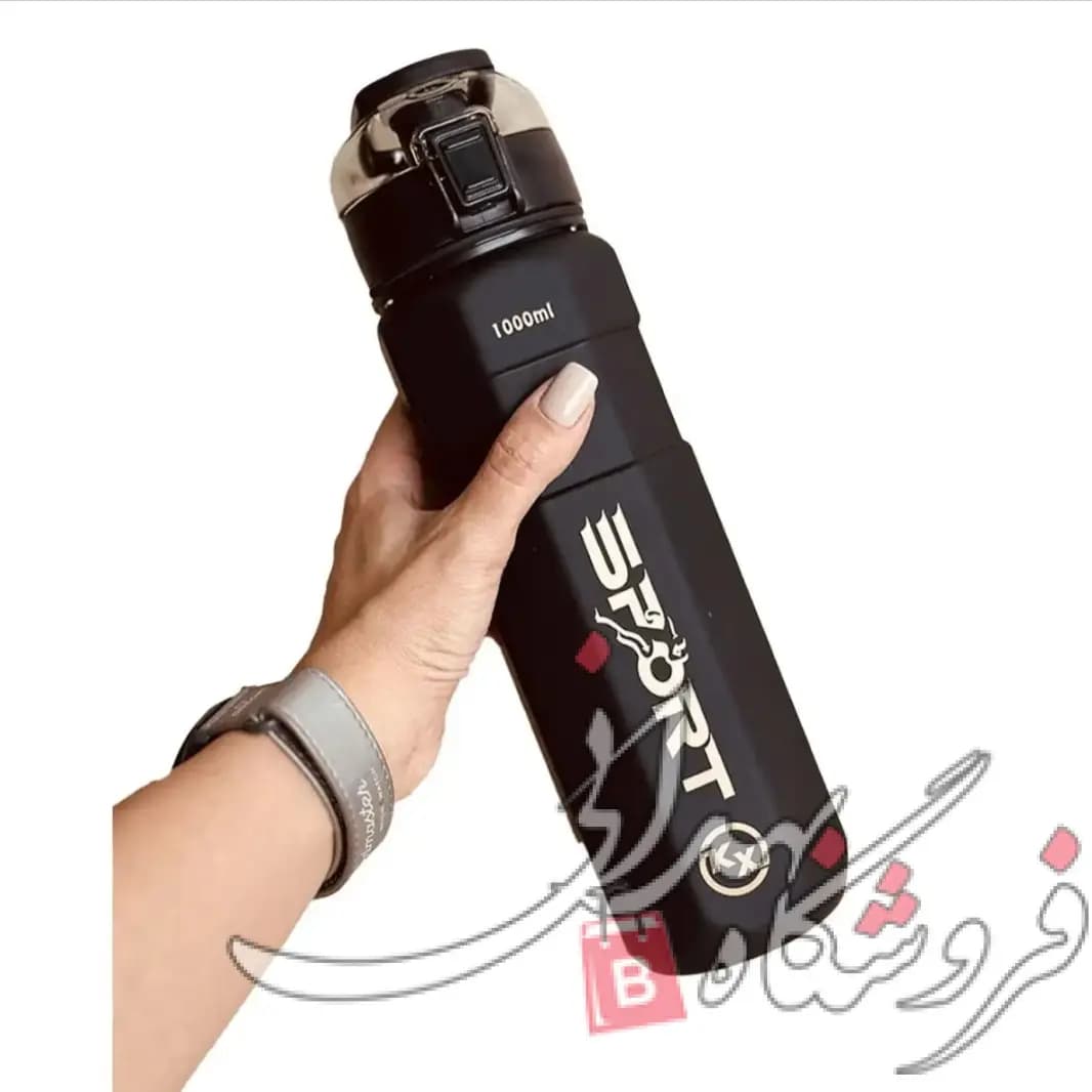 قمقمه اسپرت 6 ضلعی 1000میل کدA290