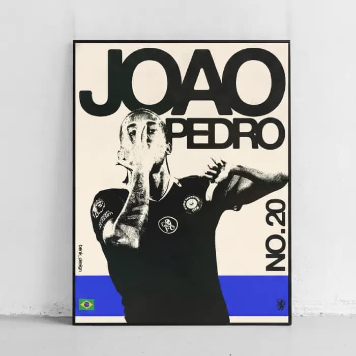 پوستر و تابلو فوتبالی طرح Joao pedro