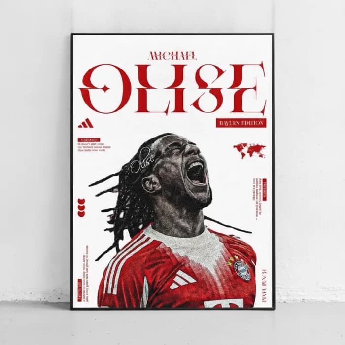 پوستر و تابلو فوتبالی طرح Michael olise