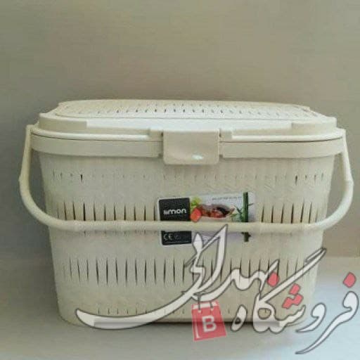 سبد پیک نیک بامبو کوتاه لیمون — تصویر ۲